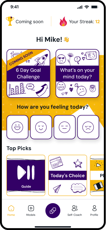 Genio App Home Screen